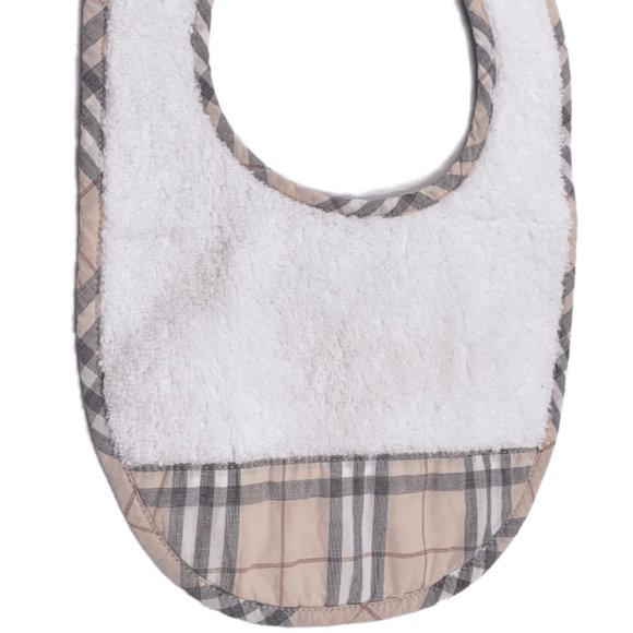 Authentic Burberry Baby Bib White - Picture 2 of 12